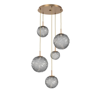 Gaia LED Pendant in Novel Brass (404|CHB0092-05-NB-S-C01-L3)