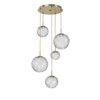 Gaia LED Pendant in Heritage Brass (404|CHB0092-05-HB-C-C01-L1)