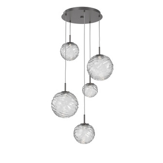 Gaia LED Pendant in Graphite (404|CHB0092-05-GP-C-C01-L1)