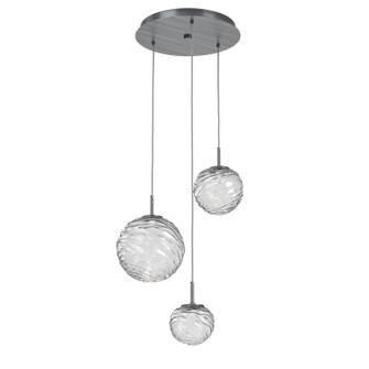 Gaia LED Pendant in Gunmetal (404|CHB0092-03-GM-C-C01-L3)