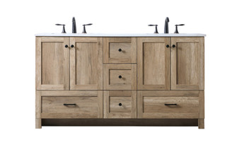 Soma Double Bathroom Vanity in Natural Oak (173|VF2860DNT)