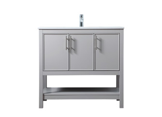 Everett SIngle Bathroom Vanity in Grey (173|VF26636GR)