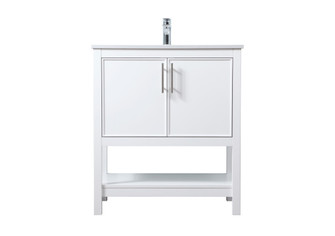 Everett SIngle Bathroom Vanity in White (173|VF26630WH)