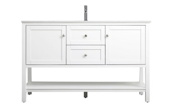Heath SIngle Bathroom Vanity in White (173|VF22254WH)