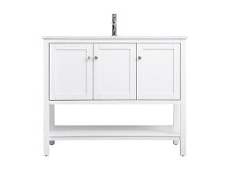 Heath SIngle Bathroom Vanity in White (173|VF22242WH)