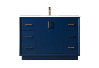 Hayes SIngle Bathroom Vanity in Blue (173|VF19648BL)