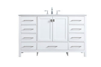 Irene SIngle Bathroom Vanity in White (173|VF18854WH)