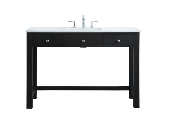 Hudson Bathroom Vanity in Black (173|VF14848MBK)