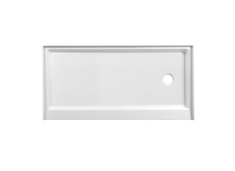 Laredo Single Threshold Shower Tray in Glossy White (173|STY01-R6030)