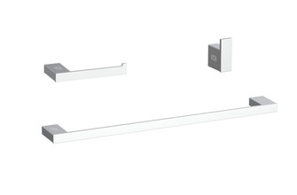 Sofia 3-Piece Bathroom Hardware Set in Chrome (173|HWB-13S3HPCH)