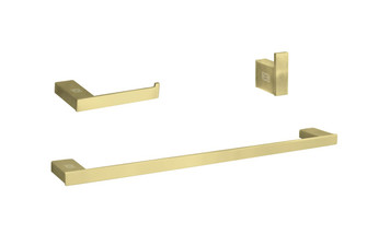 Sofia 3-Piece Bathroom Hardware Set in Brushed Gold (173|HWB-13S3HBGD)