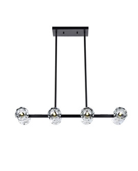 Eren Eight Light Pendant in Black (173|3505D31BK)