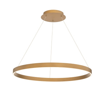 Sirius LED Pendant in Aged Brass (34|PD-81131-AB)