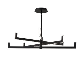 Ferrous LED Chandelier in Black (34|PD-33436-40-BK)