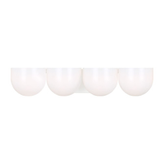 Cheverny Four Light Vanity in Matte White (454|LXV1004MWT)