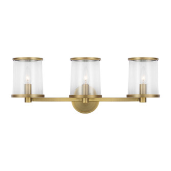 Reynolds Three Light Vanity in Time Worn Brass (454|LV1083TWB)