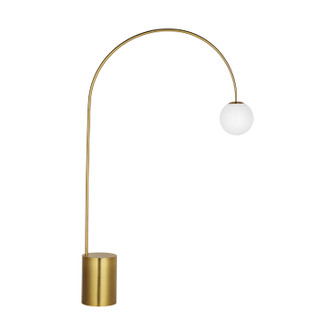 Noemie One Light Floor Lamp in Burnished Brass (454|KST1191BBS1)