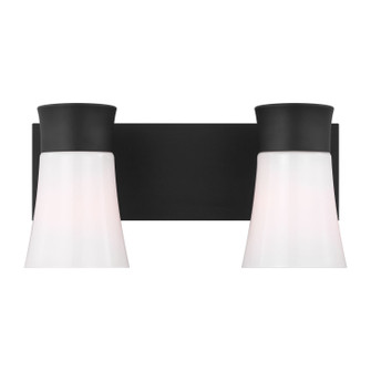 Roy Two Light Vanity in Midnight Black (454|DJV1082MBK)