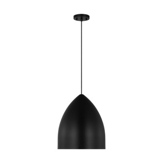 Huron One Light Pendant in Midnight Black (454|DJP1161MBK)