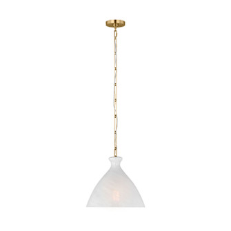 Athena One Light Pendant in Burnished Brass (454|AEP1081BBSWSG)