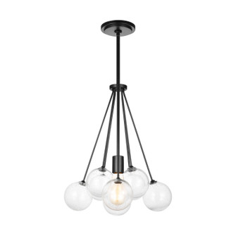 Bronzeville One Light Pendant in Midnight Black (454|6514301-112)