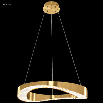 Contemporary LED Chandelier in Satin Gold (64|97045SG22)