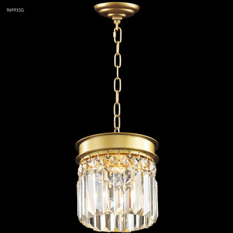 Contemporary Europa One Light Pendant in Satin Gold (64|96991SG22)