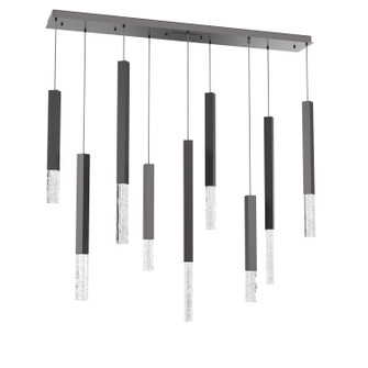 Axis LED Chandelier in Graphite (404|PLB0097-09-GP-GC-C01-L3)