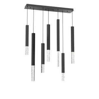 Axis LED Chandelier in Matte Black (404|PLB0097-07-MB-GC-C01-L3)