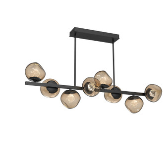 Luna LED Chandelier in Matte Black (404|PLB0095-T8-MB-ZB-001-L3)