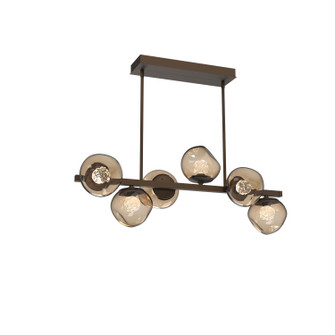 Luna LED Chandelier in Flat Bronze (404|PLB0095-T6-FB-FB-001-L3)