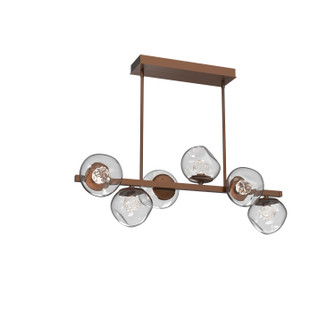 Luna LED Chandelier in Burnished Bronze (404|PLB0095-T6-BB-FC-001-L3)