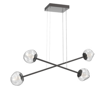 Luna LED Linear Pendant in Graphite (404|PLB0095-M2-GP-GC-CA1-L1)