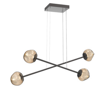 Luna LED Linear Pendant in Graphite (404|PLB0095-M2-GP-GB-CA1-L1)