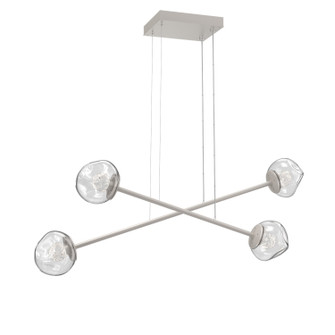 Luna LED Linear Pendant in Beige Silver (404|PLB0095-M2-BS-FC-CA1-L3)