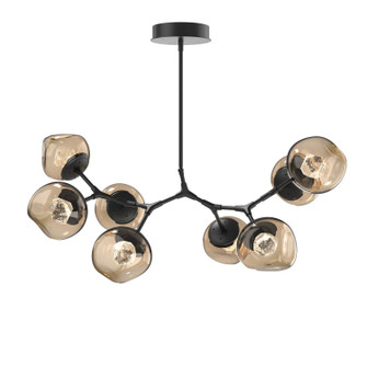 Luna LED Chandelier in Matte Black (404|PLB0095-BB-MB-ZB-001-L3)