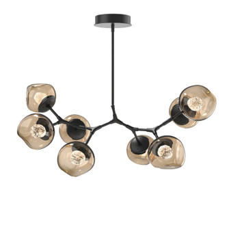 Luna LED Chandelier in Matte Black (404|PLB0095-BB-MB-FB-001-L3)