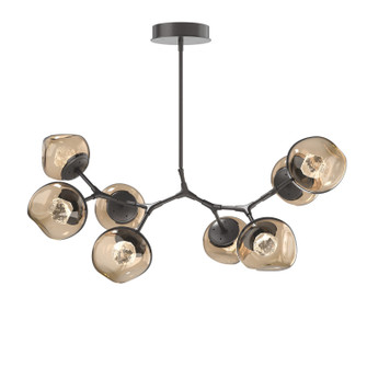 Luna LED Chandelier in Graphite (404|PLB0095-BB-GP-ZB-001-L3)