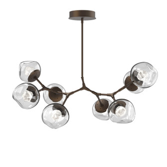 Luna LED Chandelier in Flat Bronze (404|PLB0095-BB-FB-ZC-001-L3)