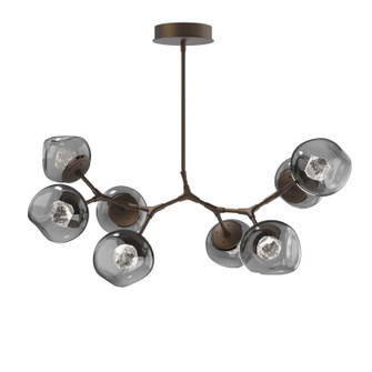 Luna LED Chandelier in Flat Bronze (404|PLB0095-BB-FB-ZS-001-L1)