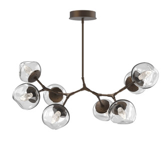 Luna LED Chandelier in Flat Bronze (404|PLB0095-BB-FB-GC-001-L1)