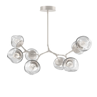 Luna LED Chandelier in Beige Silver (404|PLB0095-BB-BS-FC-001-L3)