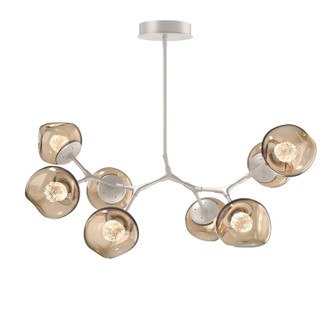 Luna LED Chandelier in Beige Silver (404|PLB0095-BB-BS-FB-001-L3)