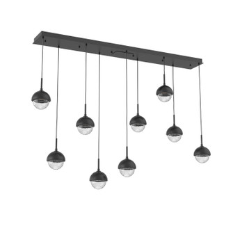 Cabochon LED Chandelier in Matte Black (404|PLB0093-09-MB-MC-C01-L1)