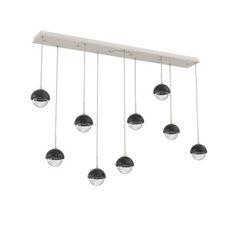 Cabochon LED Chandelier in Beige Silver (404|PLB0093-09-BS-BC-C01-L3)