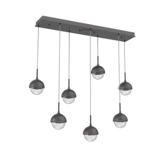 Cabochon LED Chandelier in Graphite (404|PLB0093-07-GP-MC-C01-L1)