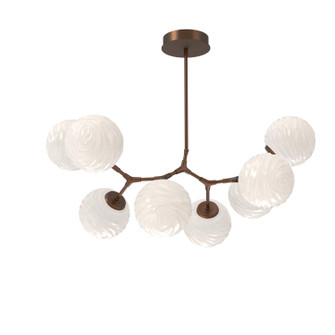 Gaia LED Chandelier in Burnished Bronze (404|PLB0092-BB-BB-WL-001-L3)