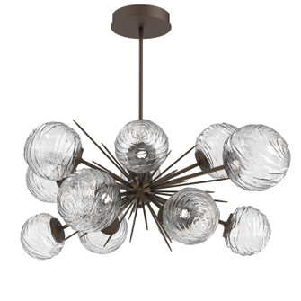 Gaia LED Chandelier in Flat Bronze (404|PLB0092-0D-FB-C-001-L1)