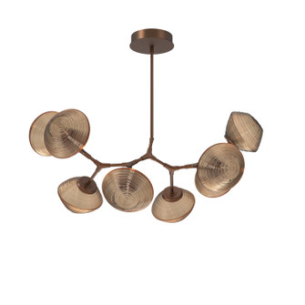 Mesa LED Chandelier in Burnished Bronze (404|PLB0089-BB-BB-B-001-L3)