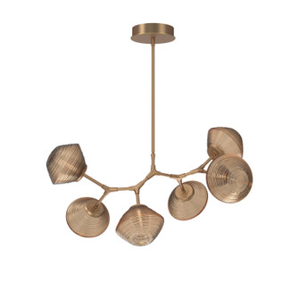 Mesa LED Chandelier in Novel Brass (404|PLB0089-BA-NB-B-001-L3)